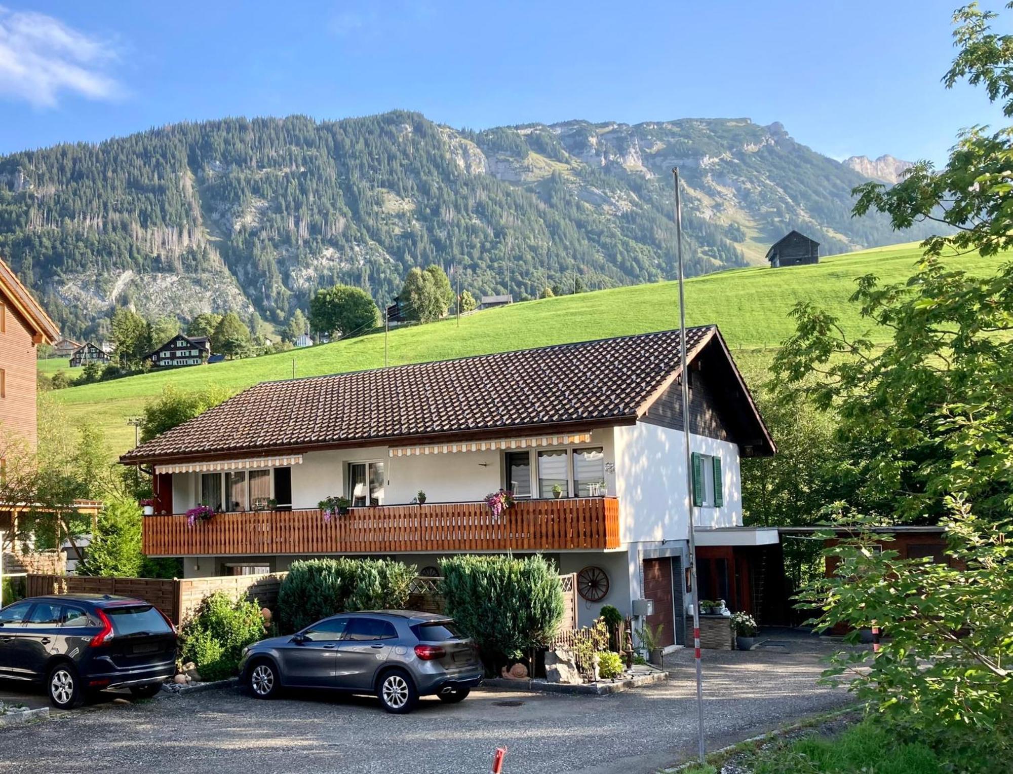 Ferienwohnung Haus Am Bach In Toggenburg Wildhaus Eksteriør billede